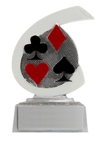 Kartenspieler- Preis in 7,5 cm Kartenspieler- Preis in 7,5 cm
